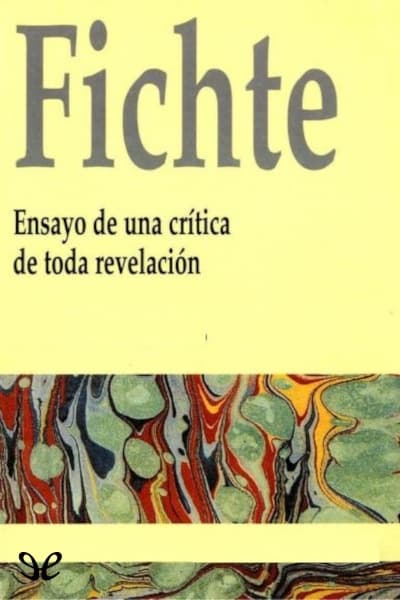 Ensayo de una Crítica de toda Revelación